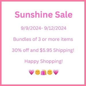 💗☀️🛍️Sunshine Sale Extended!🛍️☀️💗